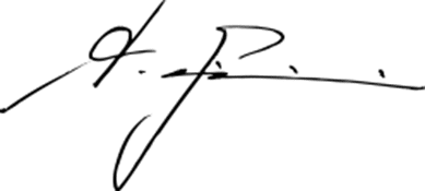 Unterschrift Arno Giovannini