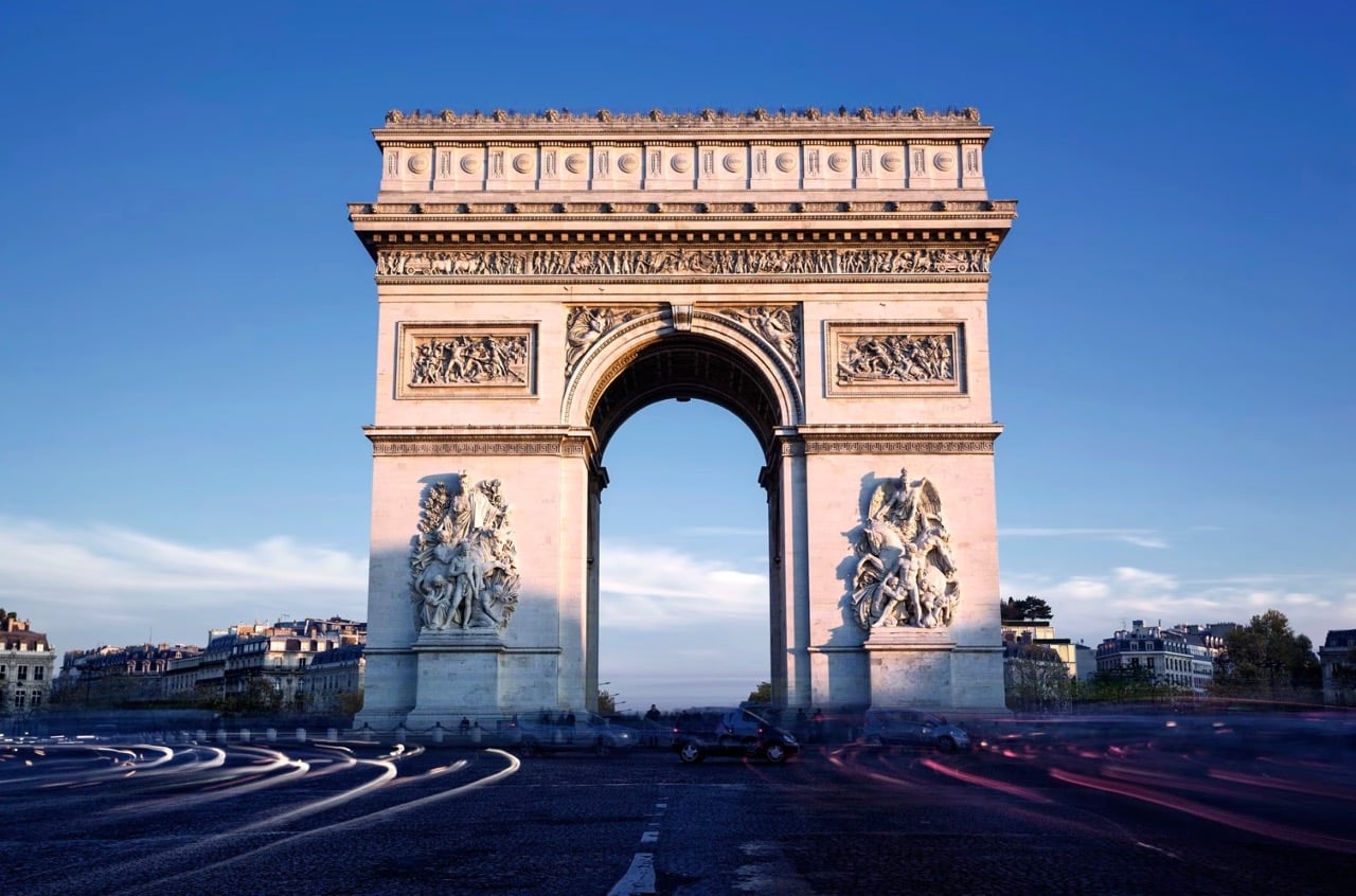 arc de triomphe, paris, Frankreich