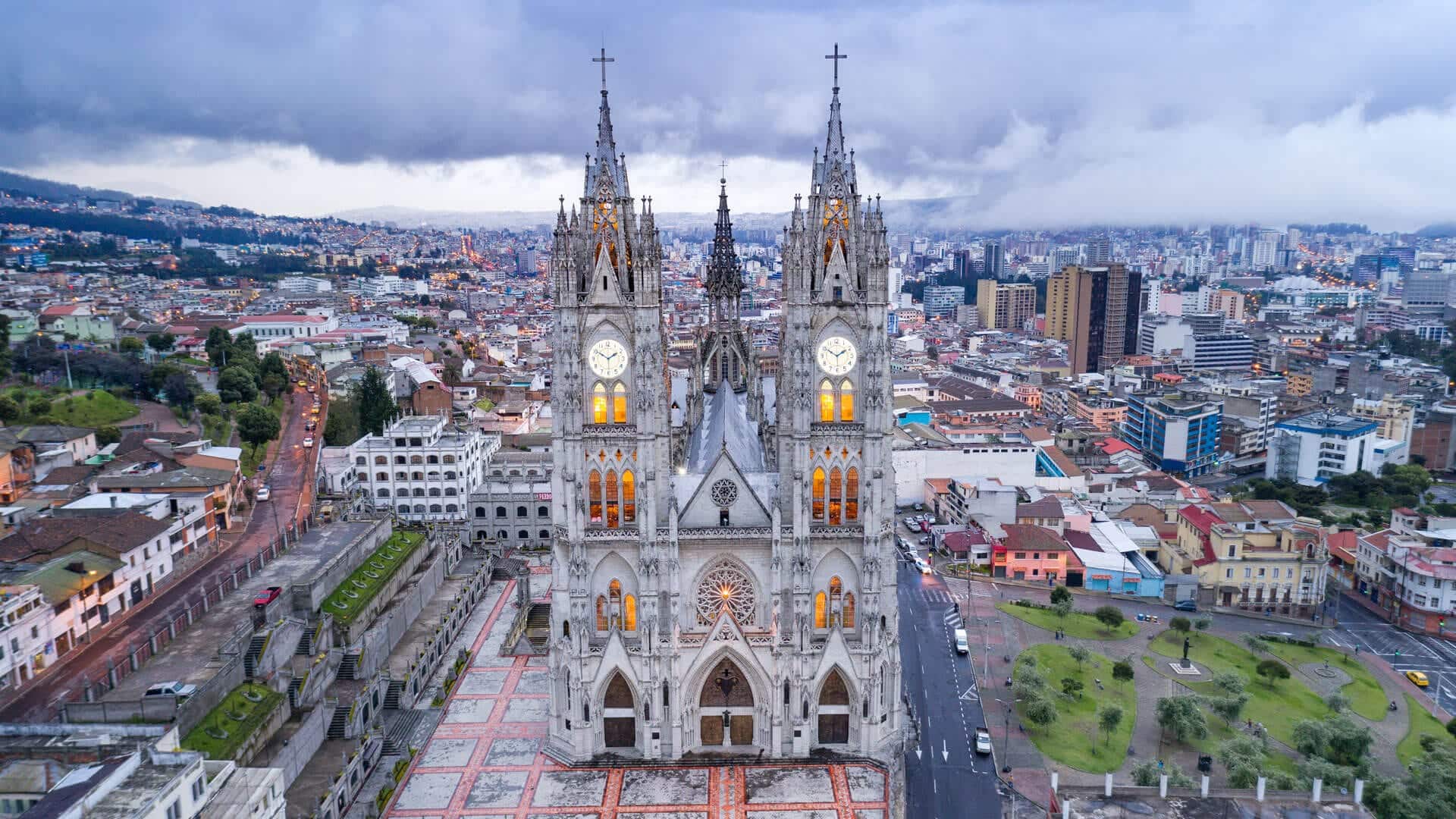 Cathedral-in-Quito-Ecuador